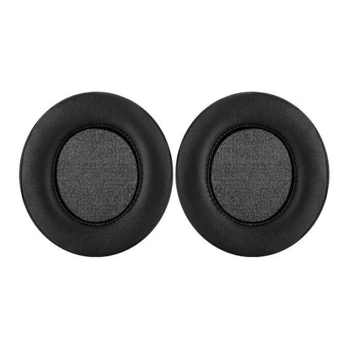 Náhradní Náušníky pro Razer Nari, Kraken, Paměťová pěna + PU kůže, Černé, 1 pár