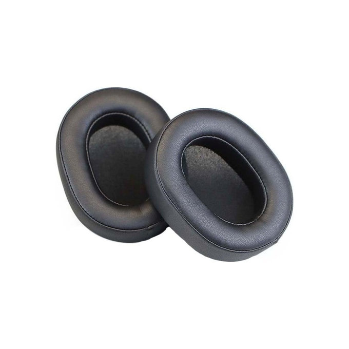 Náhradní Náušníky pro Sony WH-1000XM5, Paměťová pěna + PU kůže, Černé, 1 pár