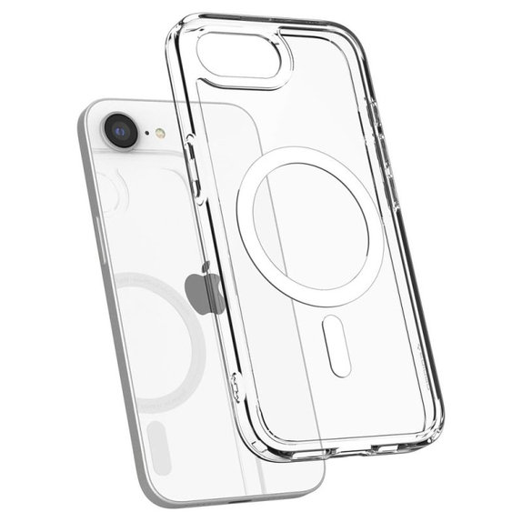 Spigen - Pouzdro Ultra Hybrid s MagSafe pro iPhone 16e, bílá