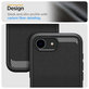 Spigen - Pouzdro Rugged Armor s MagSafe pro iPhone 16e, Matte Black