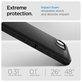 Spigen - Pouzdro Rugged Armor s MagSafe pro iPhone 16e, Matte Black