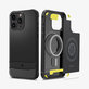 Spigen - Pouzdro Rugged Armor s MagSafe pro iPhone 15 Pro Max, Matte Black