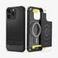 Spigen - Pouzdro Rugged Armor s MagSafe pro iPhone 15 Pro, Matte Black