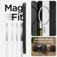 Spigen - Pouzdro Rugged Armor s MagSafe pro iPhone 16, Matte Black
