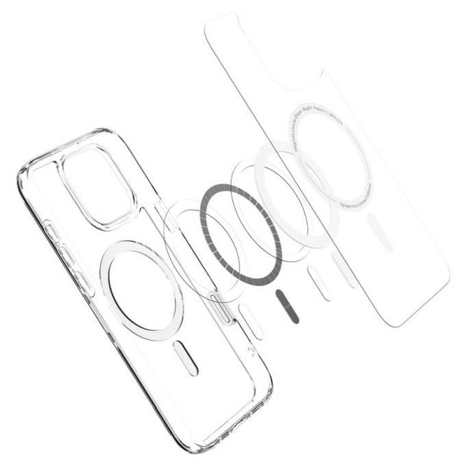 Spigen - Pouzdro Ultra Hybrid "T" s MagSafe pro iPhone 16 Pro Max, bílá
