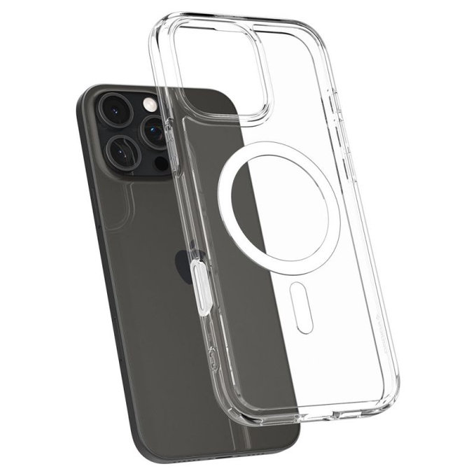 Spigen - Pouzdro Ultra Hybrid "T" s MagSafe pro iPhone 16 Pro Max, bílá