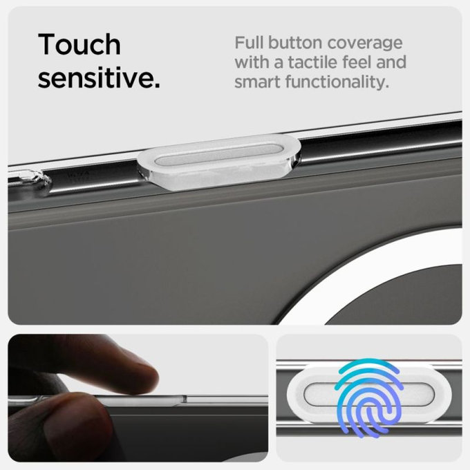 Spigen - Pouzdro Ultra Hybrid "T" s MagSafe pro iPhone 16 Pro Max, bílá