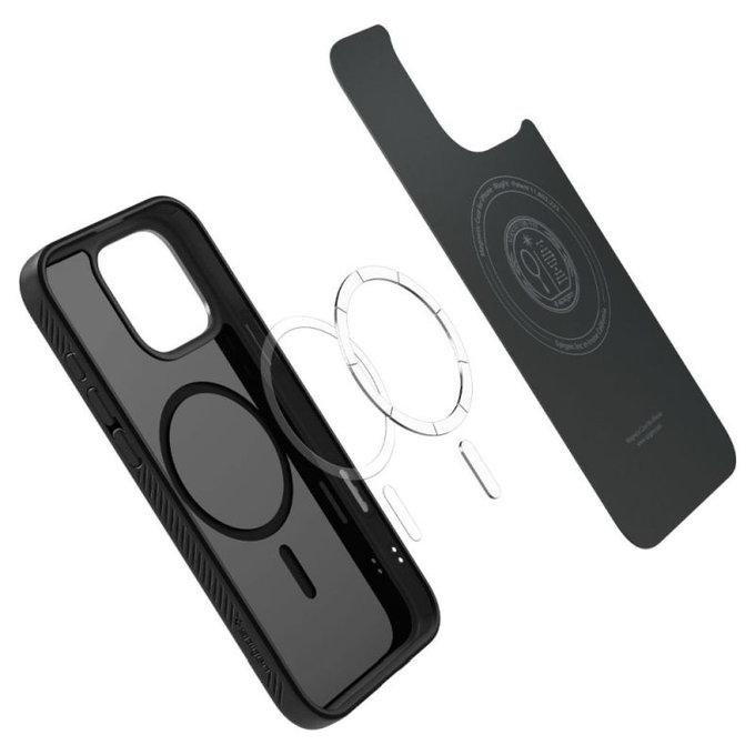 Spigen - Pouzdro Liquid Air "T" s MagSafe pro iPhone 16 Pro Max, Matte Black