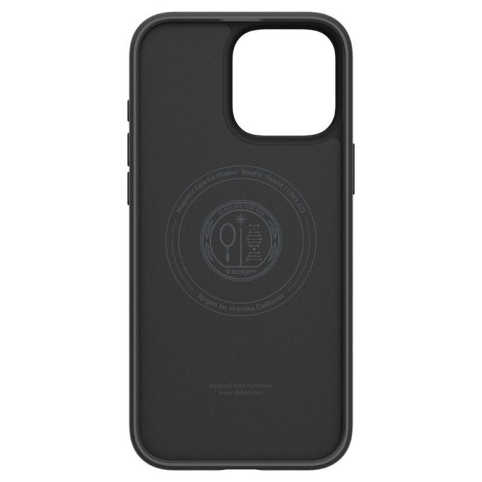 Spigen - Pouzdro Liquid Air "T" s MagSafe pro iPhone 16 Pro, Matte Black