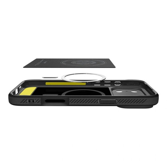 Spigen - Pouzdro Rugged Armor s MagSafe pro iPhone 17 Pro Max, Matte Black