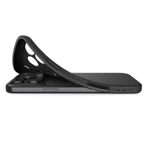 Spigen - Pouzdro Liquid Air pro iPhone 17 Pro, Matte Black