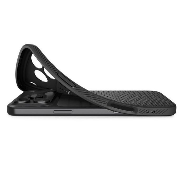 Spigen - Pouzdro Liquid Air pro iPhone 17 Pro, Matte Black