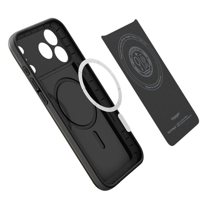 Spigen - Pouzdro Thin Fit s MagSafe pro iPhone 17 Pro, černá