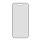 Tvrzené sklo UWF 2-Way Privacy s Fastfit pro iPhone 17/16 Pro, Černá, PanzerGlass