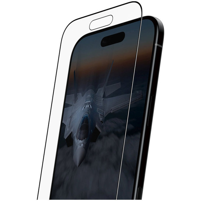 Tvrzené sklo UWF Stealth s Fastfit pro iPhone Air, Černá, PanzerGlass