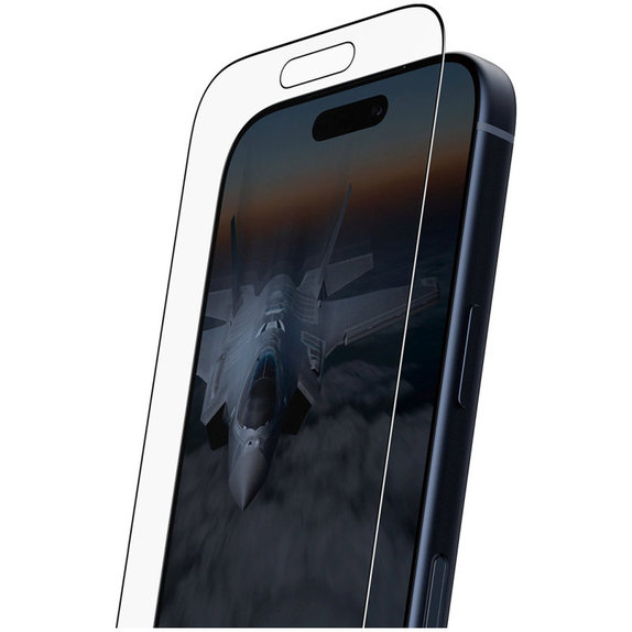 Tvrzené sklo UWF Stealth s Fastfit pro iPhone 17 Pro, Černá, PanzerGlass