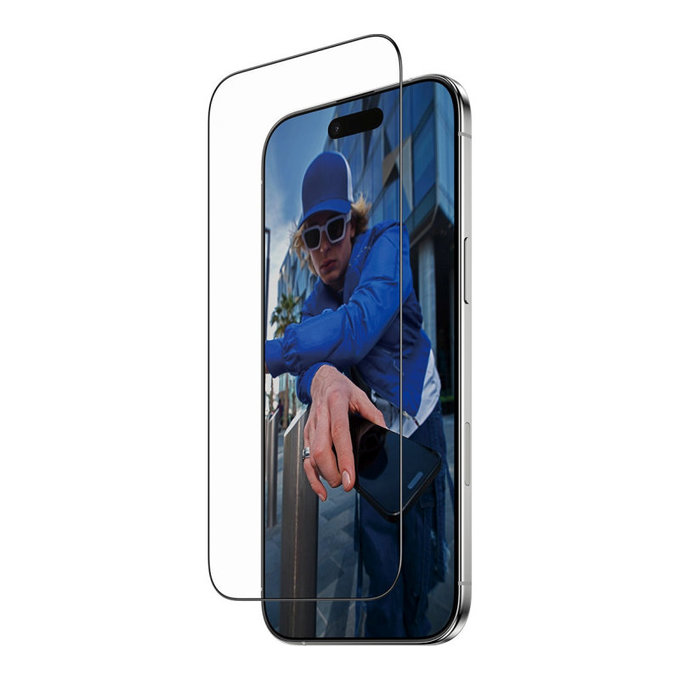 Tvrzené sklo UWF s Fastfit pro iPhone Air, Černá, PanzerGlass