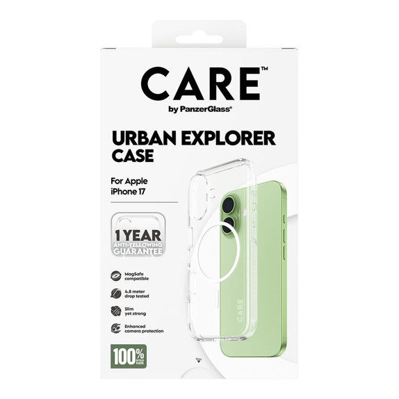 Pouzdro Urban Explorer s MagSafe pro iPhone 17, Bílá, CARE