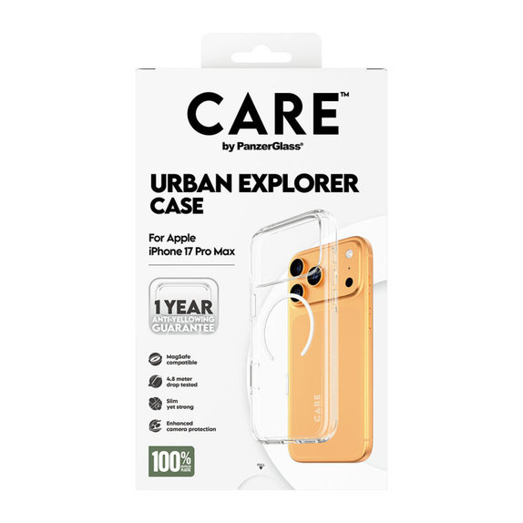 Pouzdro Urban Explorer s MagSafe pro iPhone 17 Pro Max, bílá, PanzerGlass