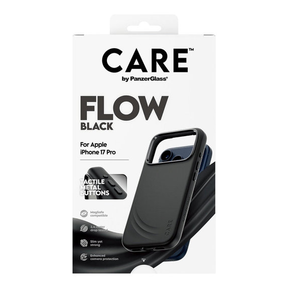 Pouzdro FLOW s MagSafe pro iPhone 17 Pro, Černá, CARE
