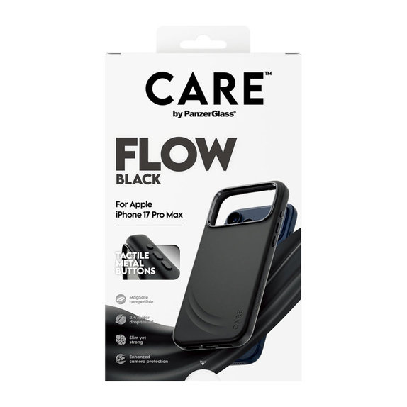 Pouzdro FLOW s MagSafe pro iPhone 17 Pro Max, černá, PanzerGlass