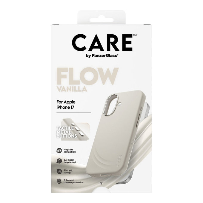 Pouzdro FLOW s MagSafe pro iPhone 17, Vanilla, CARE