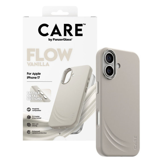 Pouzdro FLOW s MagSafe pro iPhone 17, Vanilla, CARE