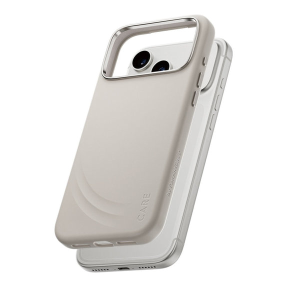 Pouzdro FLOW s MagSafe pro iPhone 17 Pro Max, Vanilla, CARE