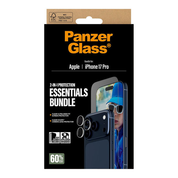 Bundle Essentials 2v1 pro iPhone 17 Pro, PanzerGlass