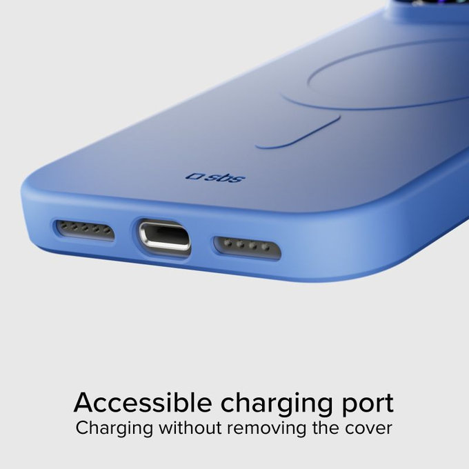 SBS - Pouzdro Instinct Mag kompatibilní s MagSafe pro iPhone 17 Pro, modrá