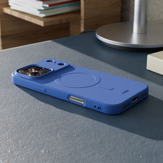 SBS - Pouzdro Instinct Mag kompatibilní s MagSafe pro iPhone 17 Pro, modrá