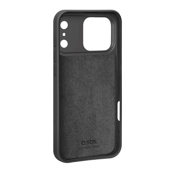 SBS - Pouzdro Instinct Mag kompatibilní s MagSafe pro iPhone 17 Pro Max, černá