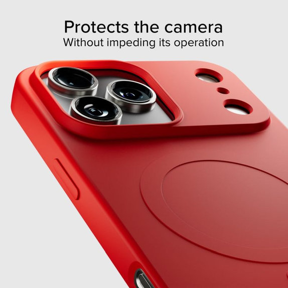 SBS - Pouzdro Instinct Mag kompatibilní s MagSafe pro iPhone 17 Pro, červená
