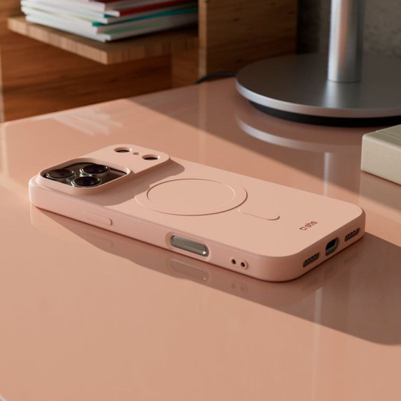 SBS - Pouzdro Instinct Mag kompatibilní s MagSafe pro iPhone 17 Pro Max, růžová
