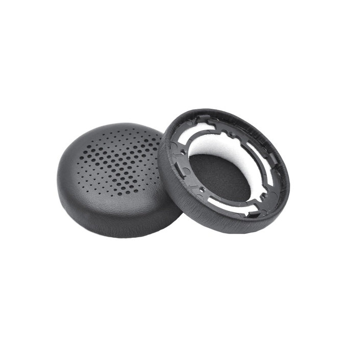 Náhradní Náušníky pro AKG Y500, Paměťová pěna + PU kůže, Černé, 1 pár