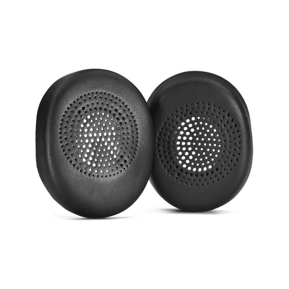 Náhradní Náušníky pro Jabra Evolve2 30, Paměťová pěna + PU kůže, Černé, 1 pár