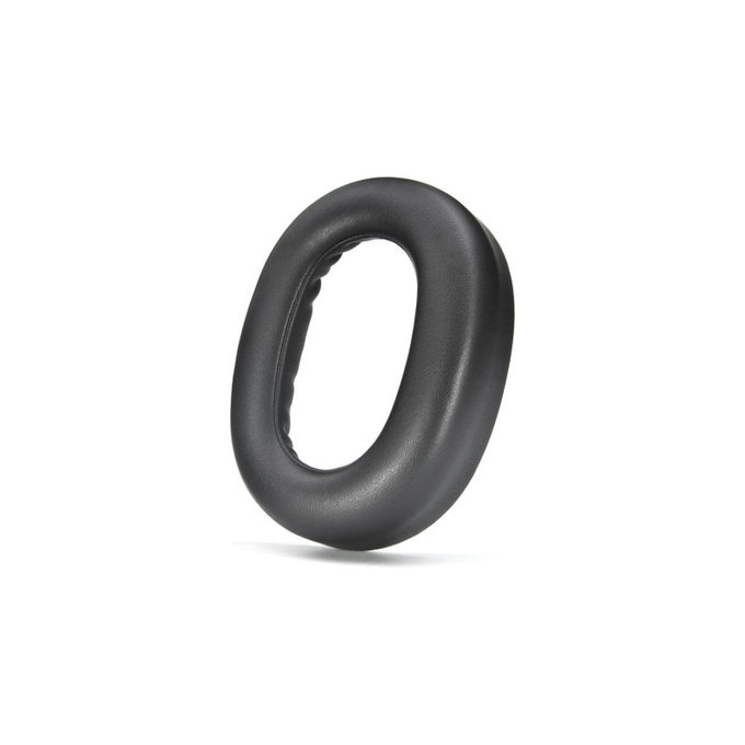 Náhradní Náušníky pro Jabra Evolve2 85 UC/MS, Paměťová pěna + Kůže, Černé, 1 pár