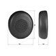 Náhradní Náušníky pro Jabra Evolve 2 75 UC/MS, Paměťová pěna + PU kůže, Černé, 1 pár