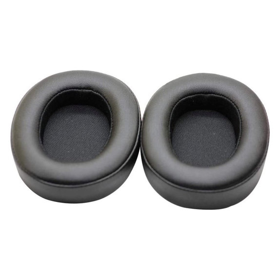 Náhradní Náušníky pro JBL Synchros E55BT, Paměťová pěna + PU kůže, Černé, 1 pár