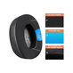 Náhradní Náušníky pro JBL Live 650, 660, E65, Paměťová pěna + Kůže + Textil, Černé, Chladivý gel, 1 pár