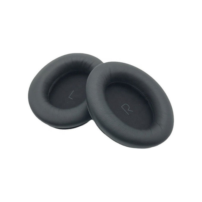 Náhradní Náušníky pro JBL Tour One, One M2, Paměťová pěna + PU kůže, Černé, 1 pár