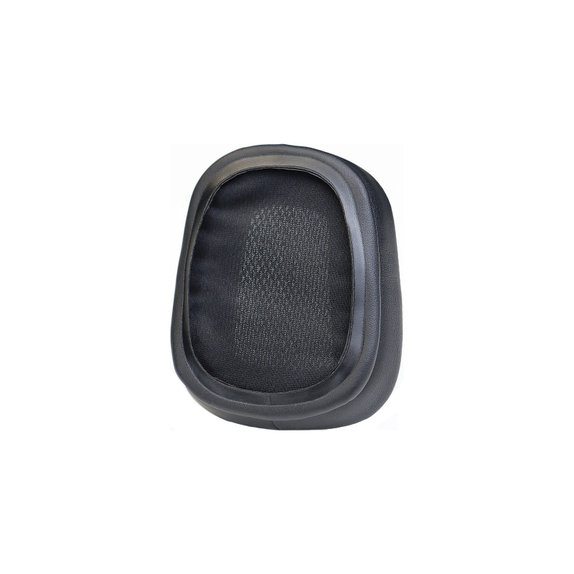 Náhradní Náušníky pro Logitech G633 Artemis, G933 Artemis, Paměťová pěna + Textil + Kůže, Černé, Chladivý gel, 1 pár