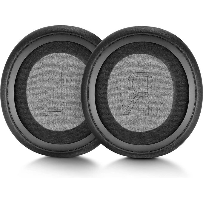 Náhradní Náušníky pro Microsoft Xbox Series, Paměťová pěna + PU kůže, Černé, 1 pár