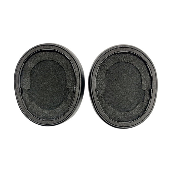 Náhradní Náušníky pro Steelseries Nova Pro, Paměťová pěna + PU kůže, Černé, 1 pár