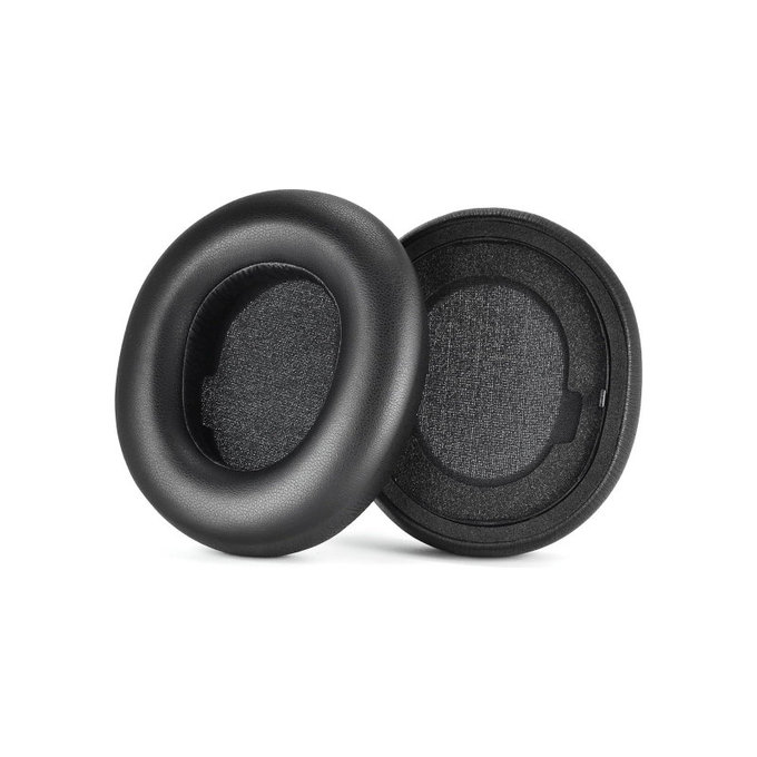 Náhradní Náušníky pro Steelseries Nova Pro, Paměťová pěna + PU kůže, Černé, 1 pár