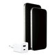 Cestovní adaptér Grand Prix USB-C/USB-A, GaN, 35 W PD, stříbrnobílý, empower