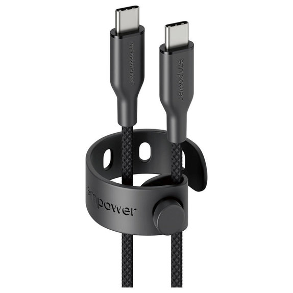 Kabel USB-C, 60 W, Racing, 1, 2 m, Space Black, empower