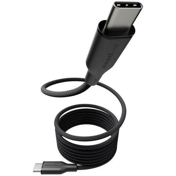 Kabel USB-C, 240 W, Magnetic, 1, 5 m, Space Black, empower