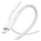 Kabel USB-C/Lightning, 60 W, Racing, 1, 2 m, Stříbrnobílá, empower