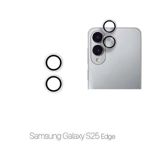 FixPremium Glass - Tvrzené Sklo Zadní Kamery bez Rámu pro Samsung S25 Edge
